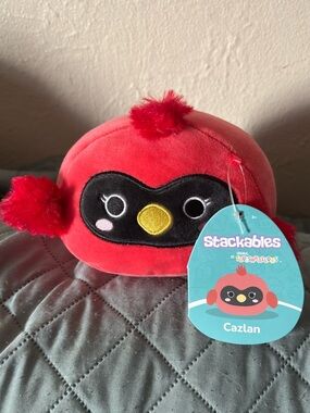 Squishmallows Red Cazlan Stackable Plush